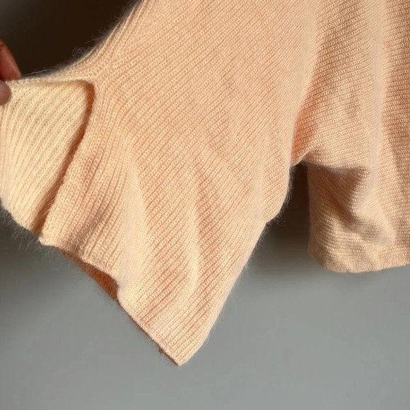 ELLIATT Rabbit Fur Blend Phoenix Sweater in Apricot - Picture 4 of 6